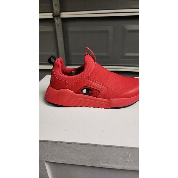 Champion‎ D1 Lite Men's Red Scarlet Mesh Slip On Sneakers Shoes 9 Nwt - Picture 4 of 6
